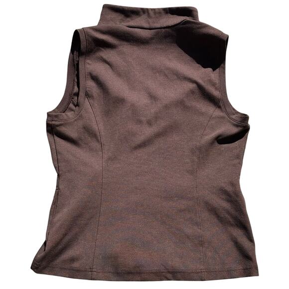 Brown Chico's Petite Vest - Picture 6 of 6